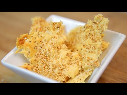 Low Carb Quinoa Parmesan Crisps Fast Version