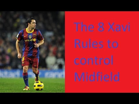 Скачать видео How does Xavi control midfield - The 8 Xavi Rules. 