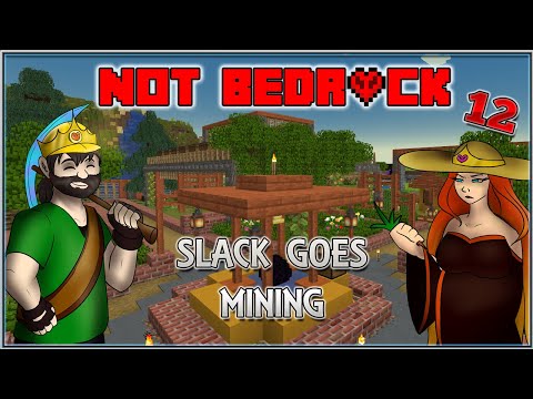 Slack goes Mining! Not Bedrock Minecraft S1 E12 Lets Play with JenFirer