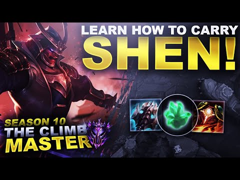 LEARN HOW TO CARRY WITH SHEN! - Climb to Master Season 10 | League of Legends