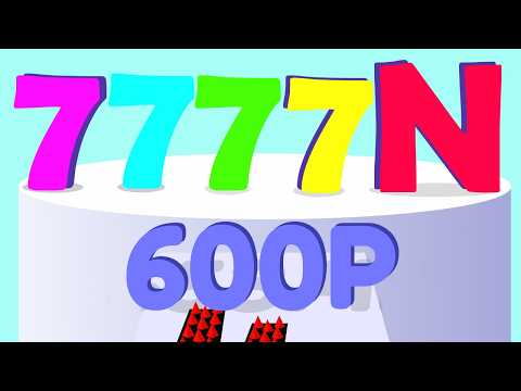 NUMBER MERGE RUN SHOOTING — Up To 7.777N and '653.4P' FINAL SCORE RECORD! (Gameplay*)
