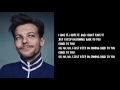 Louis Tomlinson - Back to You ft. Bebe Rexha, Digital Farm Animals LYRICS video Louis Tomlinson - Back to You ft. Bebe Rexha, Digital Farm Animals LYRICS video