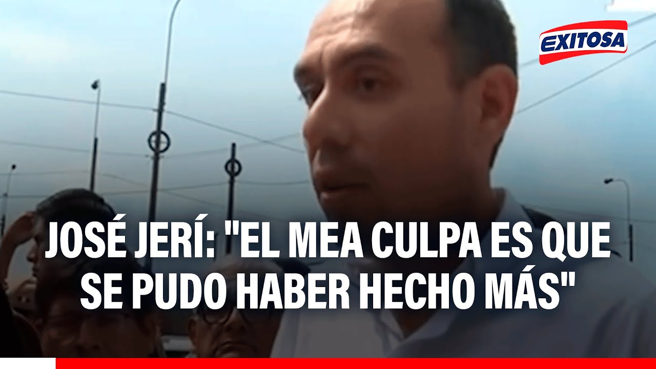 🔴🔵 José Jerí tras reunión con dirigentes transportistas: El mea culpa es que se pudo haber hecho más