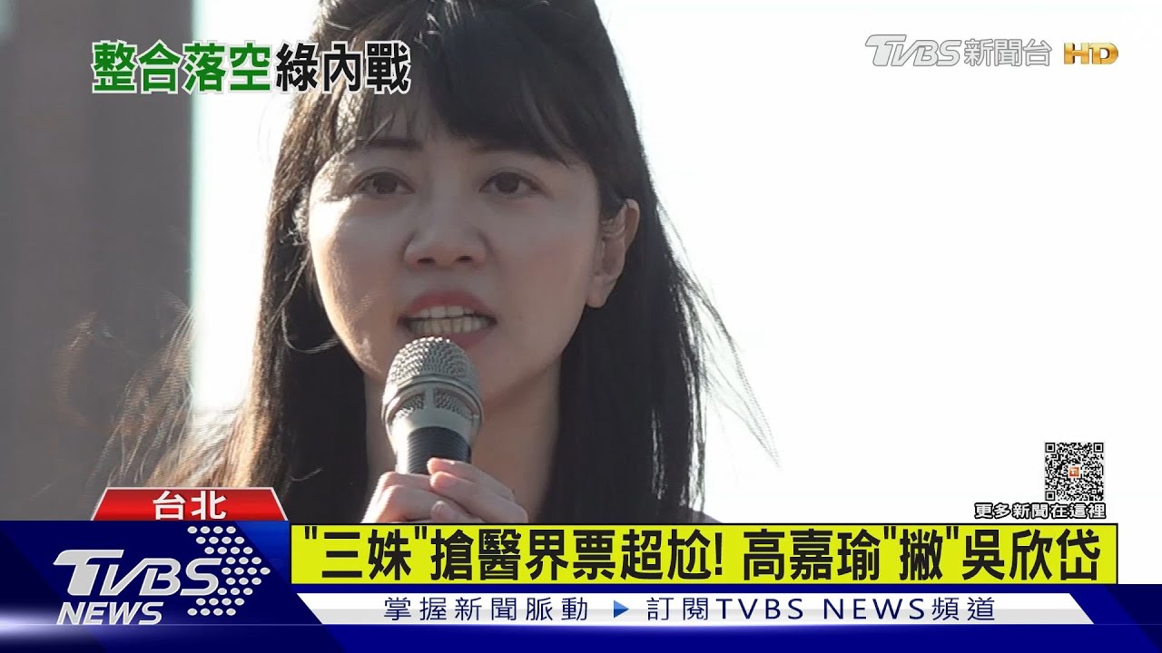 港湖綠分裂 高嘉瑜:為整合願讓吳欣岱6%
