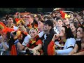 German fans watch on as Italy triumph