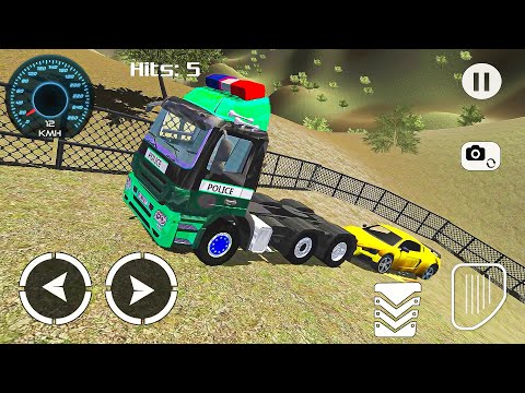 US Police Tow Truck Transport - Truck Offroad 6x6 | Gameplay Android