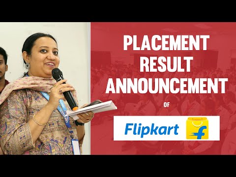 Flipkart Campus Placement Result Announcement | BCA, BSc-IT, BBA, BBM, B-Com (P) & PGDM Placements