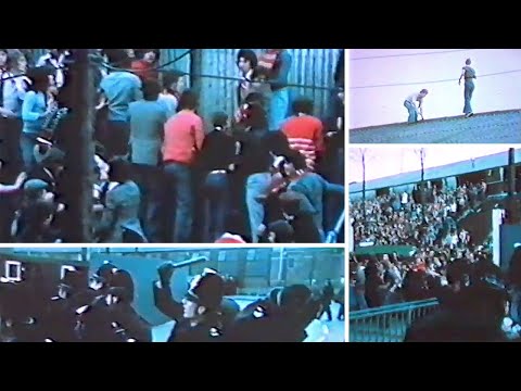 Manchester United hooligans wreck Carrow Road, Norwich