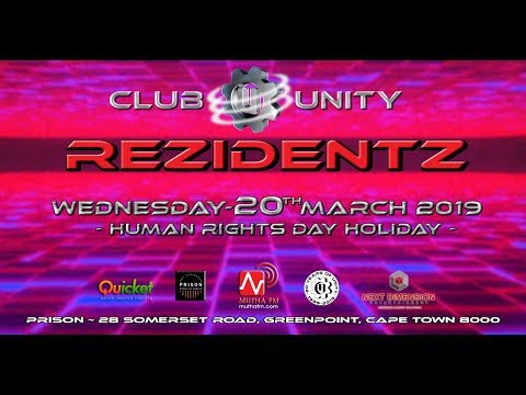 UNITY ~ REZIDENTZ -    Full DJ Lineup - Promo Video 20th March 2019