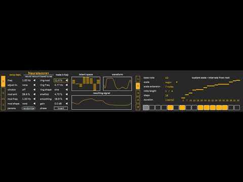 Sonus Dept. releases Neuralscore+, Max for Live sequencer controlled by a neural network