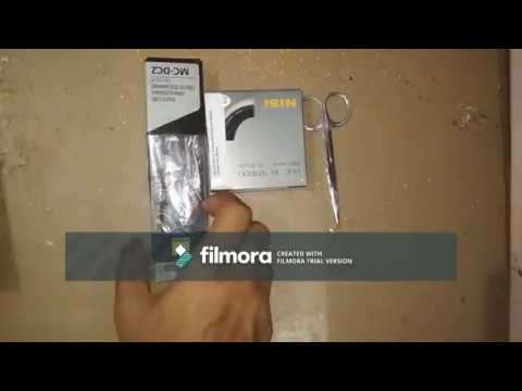 NISI 10 stop ND filter and Nikon shutter release remote unboxing
