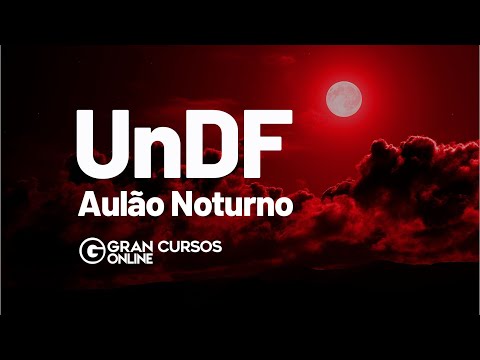 Concurso UnDF: Aulão noturno