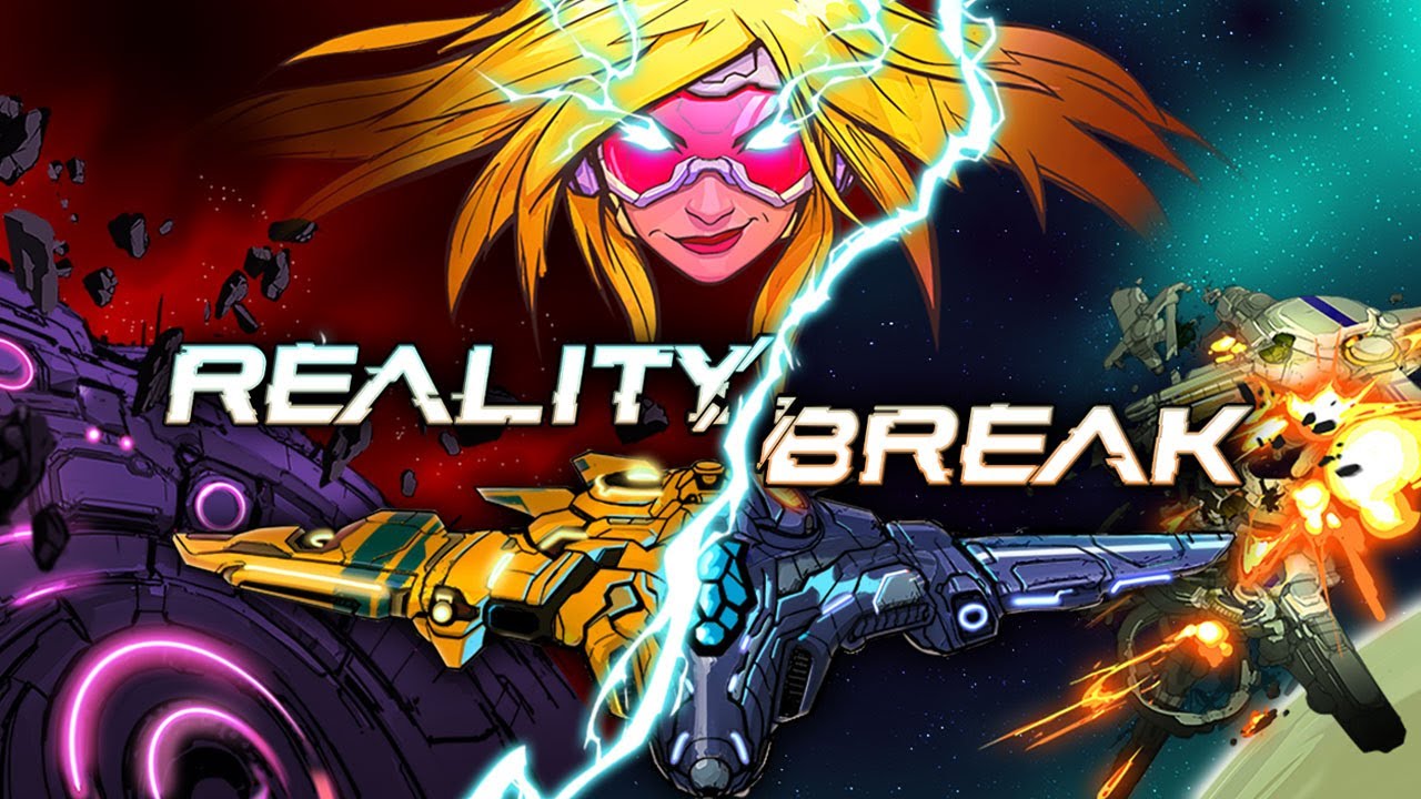 Gameplay preview showing fast space combat and reality shifting mechanics