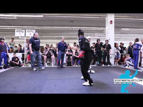Gina Thornton v Ashley Dahlquist - Women's Sparring - New England Open 2015