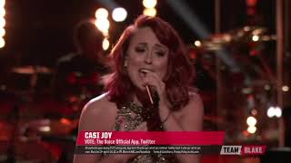 The Voice 2017 Casi Joy   Live Playoffs  &#39;Parachute&#39;