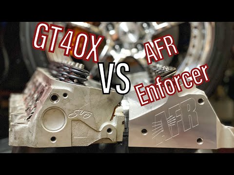 Sn95 Mustang GT40X Heads VS AFR Enforcer Heads