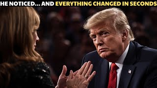 Trump Notices the Host’s Hands Trembling — What He Says Makes Her Break Down