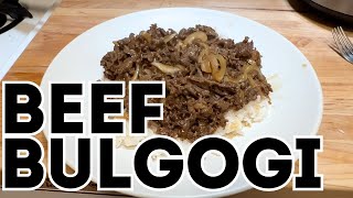 Korean Style Beef Bulgogi