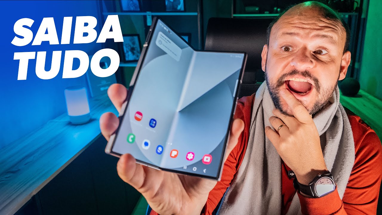 Miniatura da avaliação em vídeo de Smartphone Samsung Galaxy Z Fold6 512GB 12GB RAM