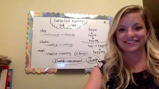 Phonics - Inflected Endings