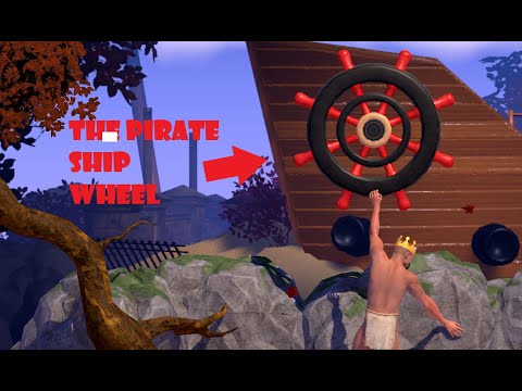 HOW to climb the PIRATE SHIP WHEEL EASILY - A difficult game about climbing