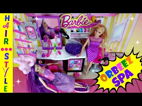 BARBIE ORBEEZ SPA SALON STYLE BARBIE ENDLESS HAIR KINGDOM *Shopkins Season 4 Blind Baskets Video