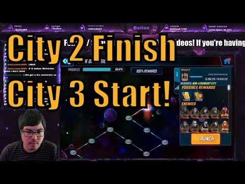 Dark Dimension 4 City 2 (Node 11) Finish, City 3 (Node 12) Start! Marvel Strike Force