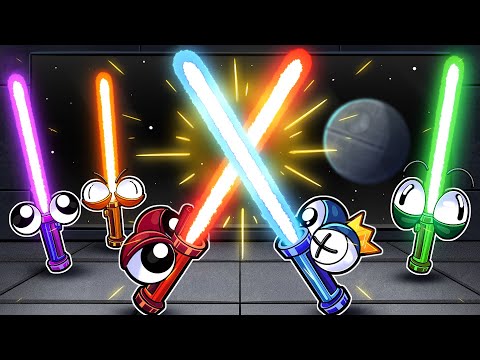 RAINBOW LIGHTSABER FRIENDS! (5 New Morphs!!)