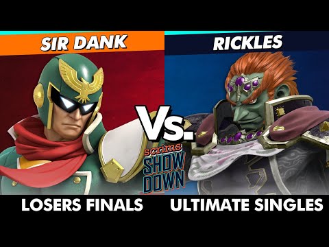 Scrims Showdown 77 Losers Finals - Sir Dank (Captain Falcon) Vs. Rickles (Ganondorf) SSBU Ultimate
