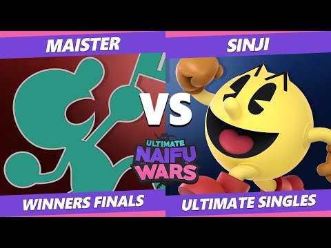 Naifu Wars 13 Winners Finals - DA | Sinji (Pac-Man) Vs. SSG | Maister (Game & Watch) SSBU Singles