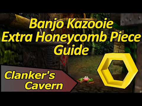 Collecting Extra Honeycomb Pieces in Clanker's Cavern - Banjo Kazooie Extra Honeycomb Piece Guide