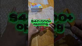 $40,000 Pokemon Poncho box Opening 😵 Can we profit ??? #pokemon #pokemoncards #tcg #pokemontcg