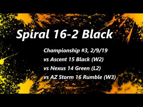 Spiral VB 16 Black Championship #3
