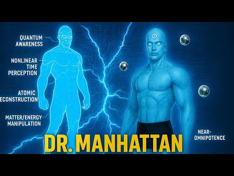 🌐 Dr. Manhattan's Anatomy & Abilities Explained: The Blue God of DC 🌙