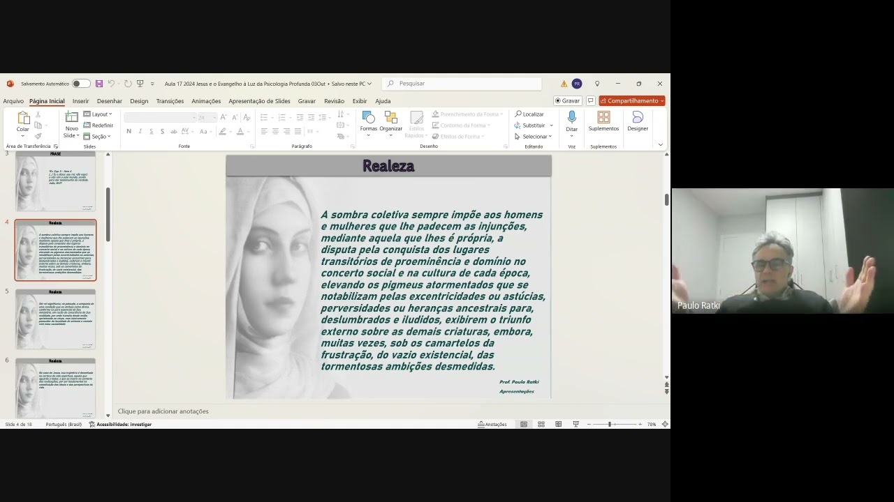 Aula O REINO  - Estudos Psicológico Espíritas