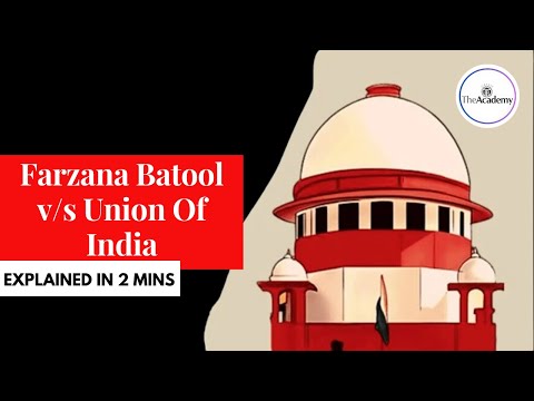 Lokesh Jindal | Farzana Batool v. Union of India | Equal Educational Opportunities| UPSC | PART-1
