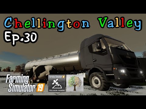 Chellington Valley - Winter has come - Ep.30 - Xbox Timelapse Farming Simulator 19 FS19