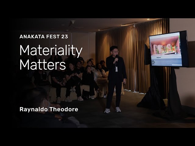 Raynaldo Theodore: Materiality Matters | Anakata Fest 23