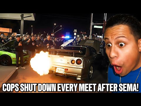 Every Car Meet After SEMA Got RAIDED by Cops!!