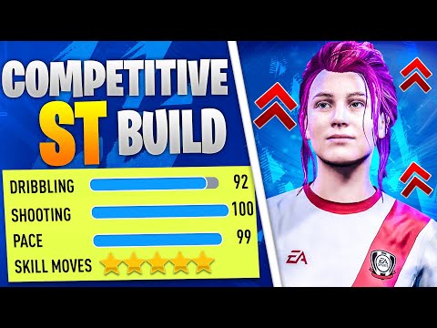 THE BEST COMPETITIVE STRIKER BUILD ON FIFA 22 PRO CLUBS.....11 vs 11 (Tips/Traits)