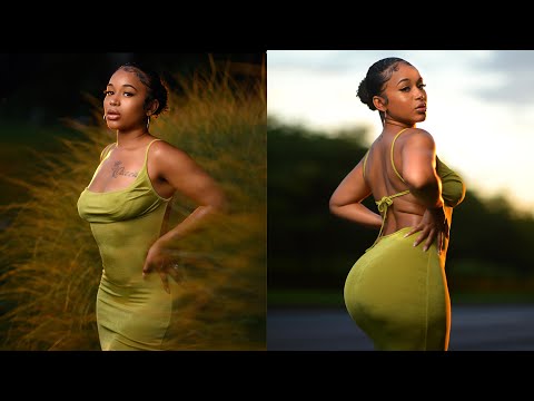 One Light Photoshoot Setup + High Speed Sync Portraits + Off Camera Flash Photography for Beginners