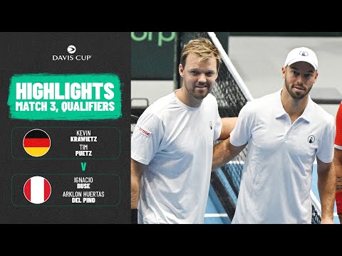 Puetz/Krawietz v Buse/Pino | Germany v Peru | 2026 Davis Cup Qualifiers 1st Round highlights