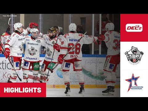 DEL2: Eisbären Regensburg vs. Ravensburg Towerstars | Highlights