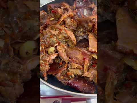 Spicy mouthwatering peppered bushmeat #nigerianfood #nigerianjollof #africanfood #food #meat #meats