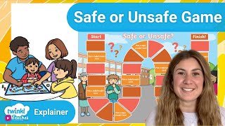 Teaching Children about Safe and Unsafe | Twinkl Board Games