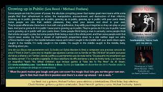 Growing up in Public (Lou Reed / Michael Fonfara) - Lou Reed y Cía