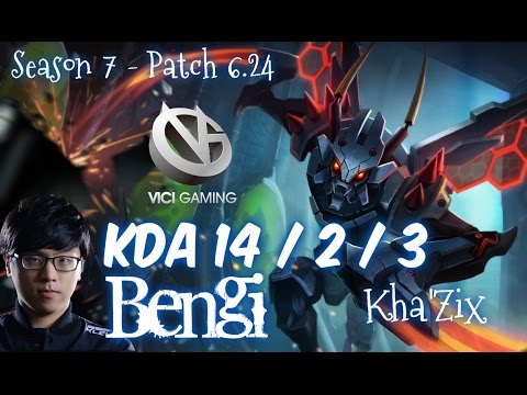 VG Bengi KHA'ZIX vs ELISE Jungle - Patch 6.24 KR Ranked