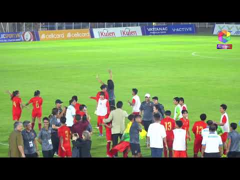 [LIVE] SEA Games 2023 Women's football Semi Final event between THAILAND vs MYANMAR