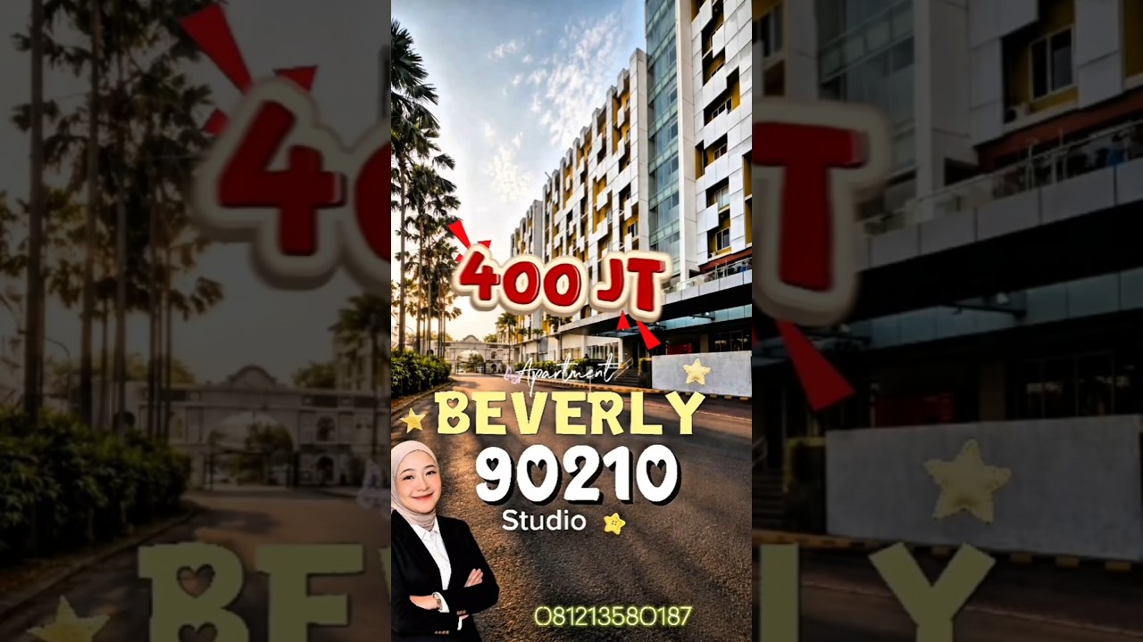 Ddijual Cepat Apartment Studio di Beverly Gading Serpong