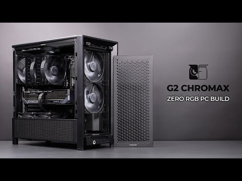 Sleek & Clean Zero RGB PC Build | Noctua NH-D15 G2 + NF-A14x25 G2 chromax.black | Frame 4000D